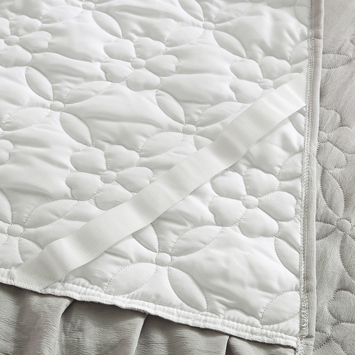 91家纺网 家纺一手货源 找家纺 怡源梦 2026新款清新雅致四件套 星光灰