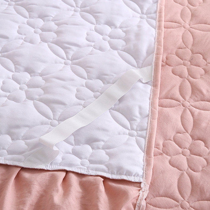 91家纺网 家纺一手货源 找家纺 怡源梦 2026新款清新雅致四件套 粉玉