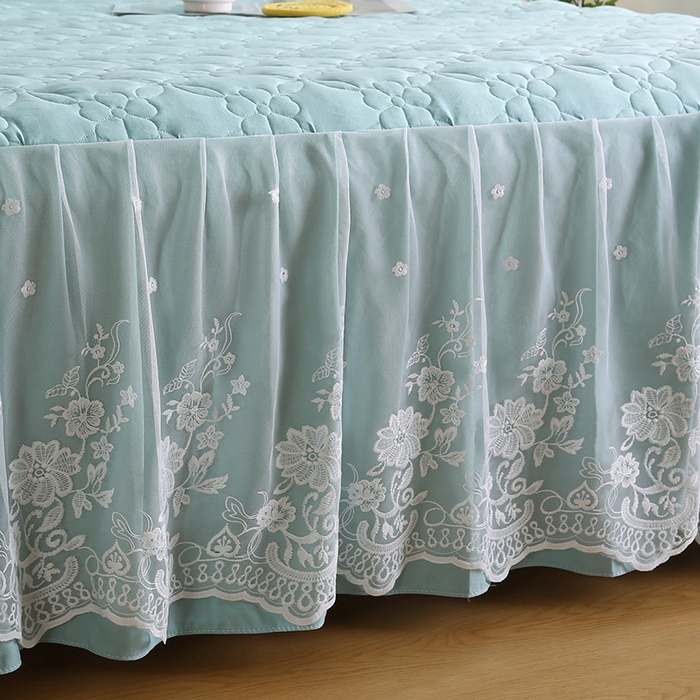 91家纺网 家纺一手货源 找家纺 怡源梦 2026新款清新雅致四件套 浅兰