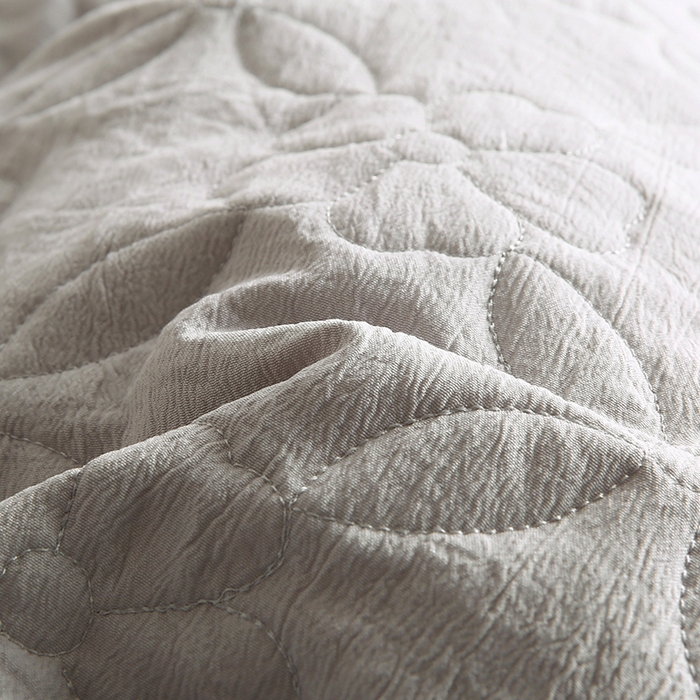 91家纺网 家纺一手货源 找家纺 怡源梦 2026新款清新雅致四件套 星光灰