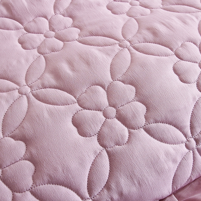 91家纺网 家纺一手货源 找家纺 怡源梦 2026新款清新雅致四件套 淡雅紫