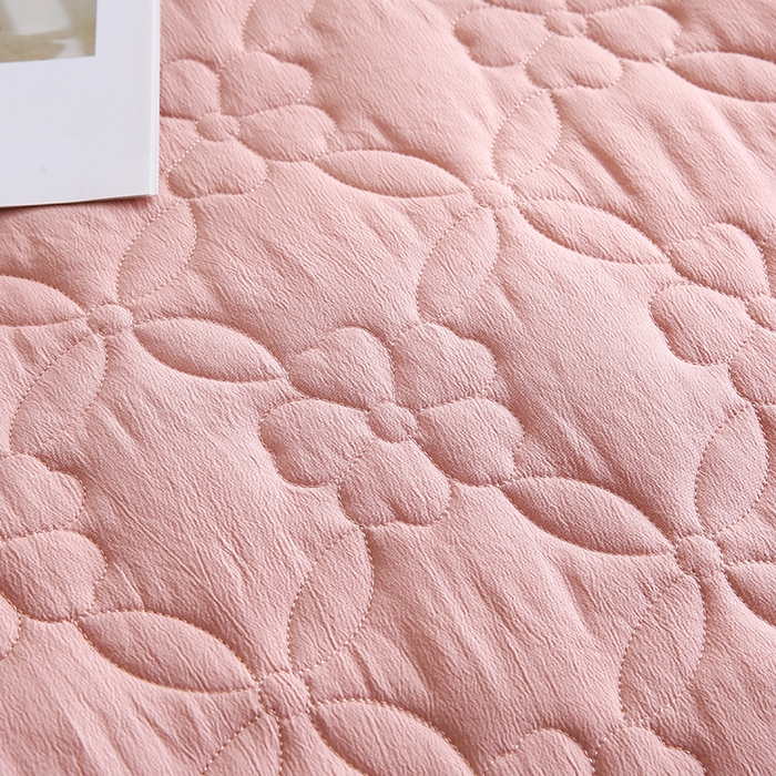 91家纺网 家纺一手货源 找家纺 怡源梦 2026新款清新雅致四件套 粉玉