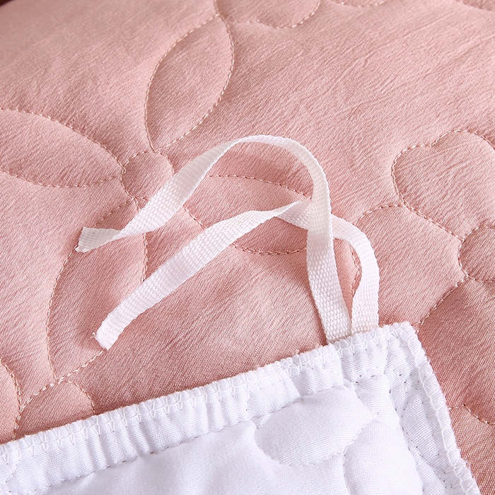 91家纺网 家纺一手货源 找家纺 怡源梦 2026新款清新雅致四件套 粉玉