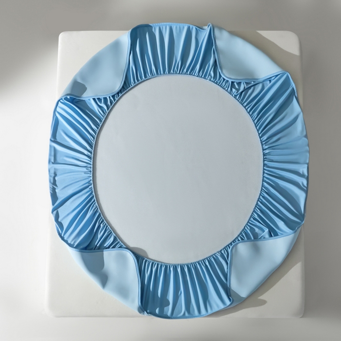 91家纺网 家纺一手货源 找家纺 （总）禧澜庭 2026春夏新款锦纶凉感冰丝云母凉席可水洗折叠床笠空调席