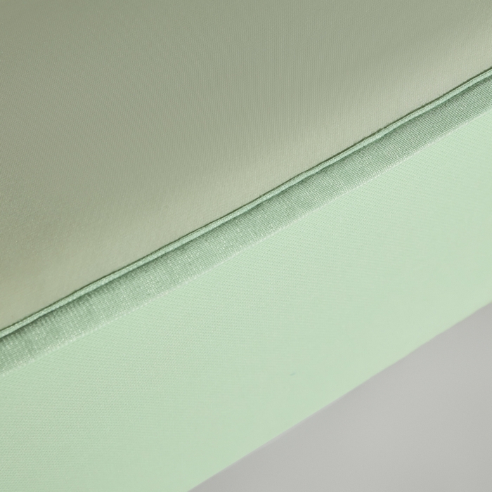 91家纺网 家纺一手货源 找家纺 禧澜庭 2026春夏新款锦纶凉感冰丝云母凉席可水洗折叠床笠空调席 柳青绿