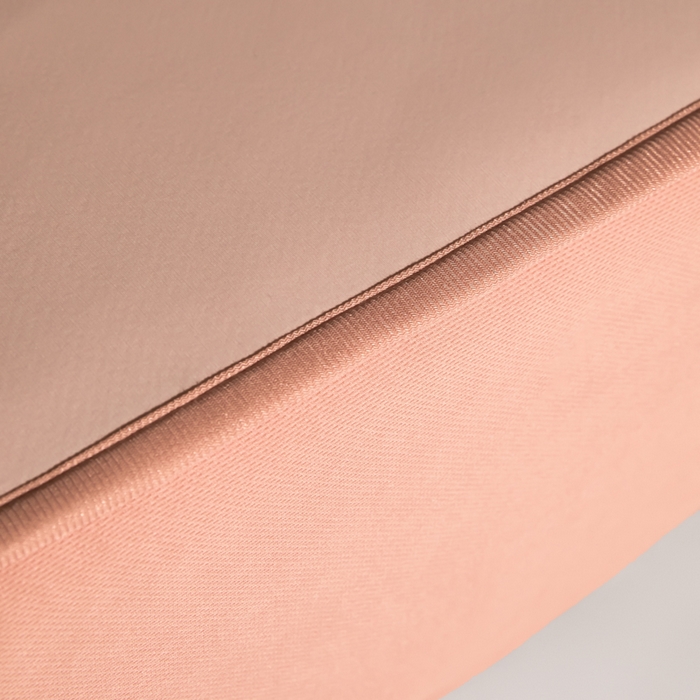 91家纺网 家纺一手货源 找家纺 禧澜庭 2026春夏新款锦纶凉感冰丝云母凉席可水洗折叠床笠空调席 玉桂粉