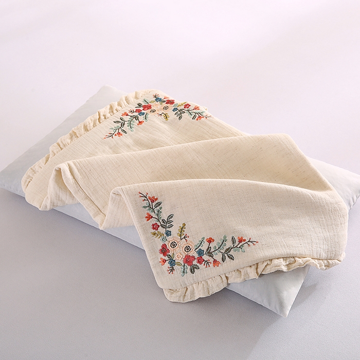 91家纺网 家纺一手货源 找家纺 （总）蔻眠 棉麻刺绣荞麦护颈枕芯学生成人全荞麦枕头