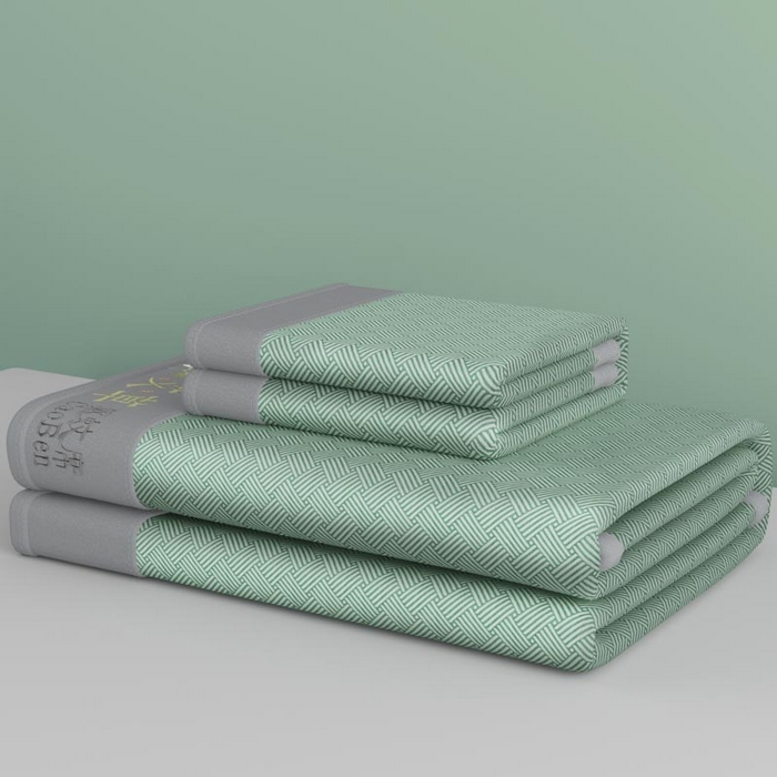 91家纺网 家纺一手货源 找家纺 好福居 2026新款舒适亲肤凉感艾草驱蚊席床笠款 艾草驱蚊席-绿床笠款