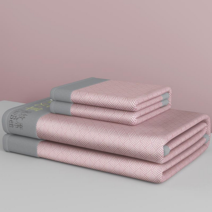 91家纺网 家纺一手货源 找家纺 好福居 2026新款舒适亲肤凉感艾草驱蚊席床笠款 艾草驱蚊席-粉床笠款