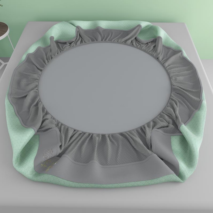 91家纺网 家纺一手货源 找家纺 好福居 2026新款舒适亲肤凉感艾草驱蚊席床笠款 艾草驱蚊席-绿床笠款