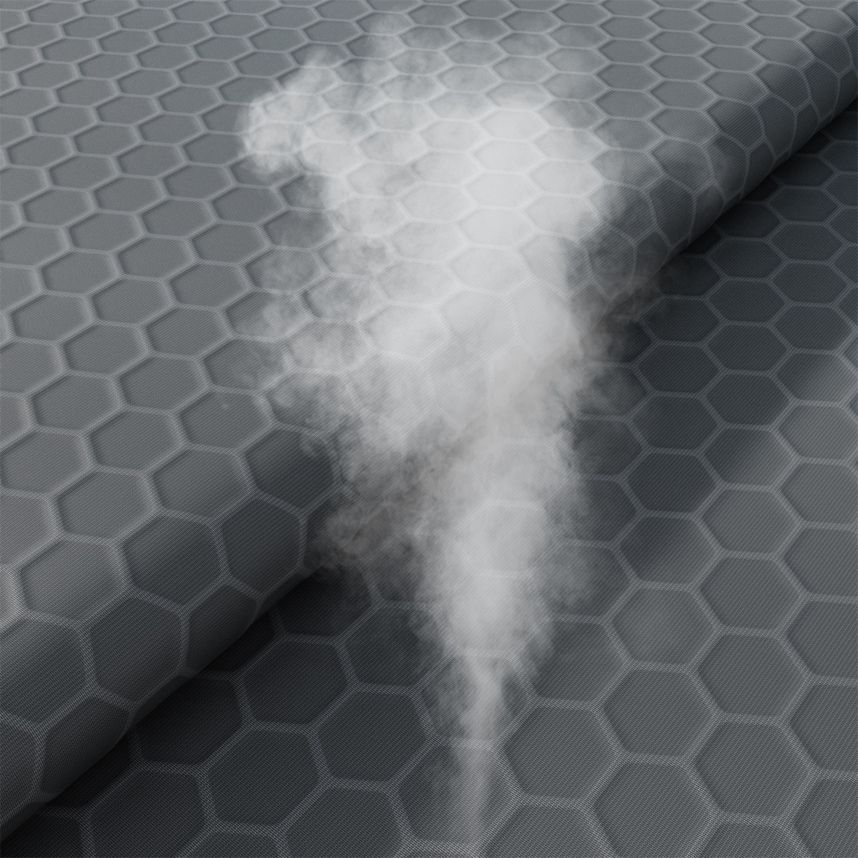 91家纺网 家纺一手货源 找家纺 好福居 2026新款蜂窝科技凉感席-床笠款 蜂窝款-深灰床笠款