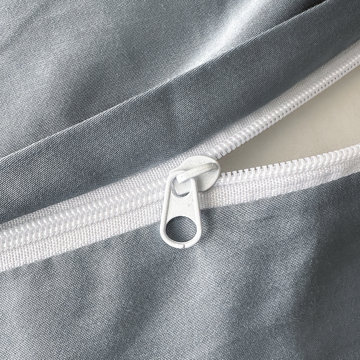 91家纺网 家纺一手货源 找家纺 置顶家纺 2026新款数码印花褶皱拼接亲肤系列四件套-素澜 素澜-静兰