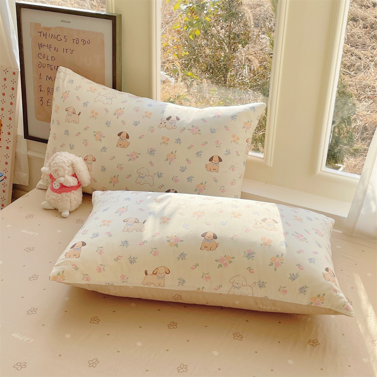 91家纺网 家纺一手货源 找家纺 （总）盛秋家纺 2026新款水洗棉印花四件套-卡通系列二