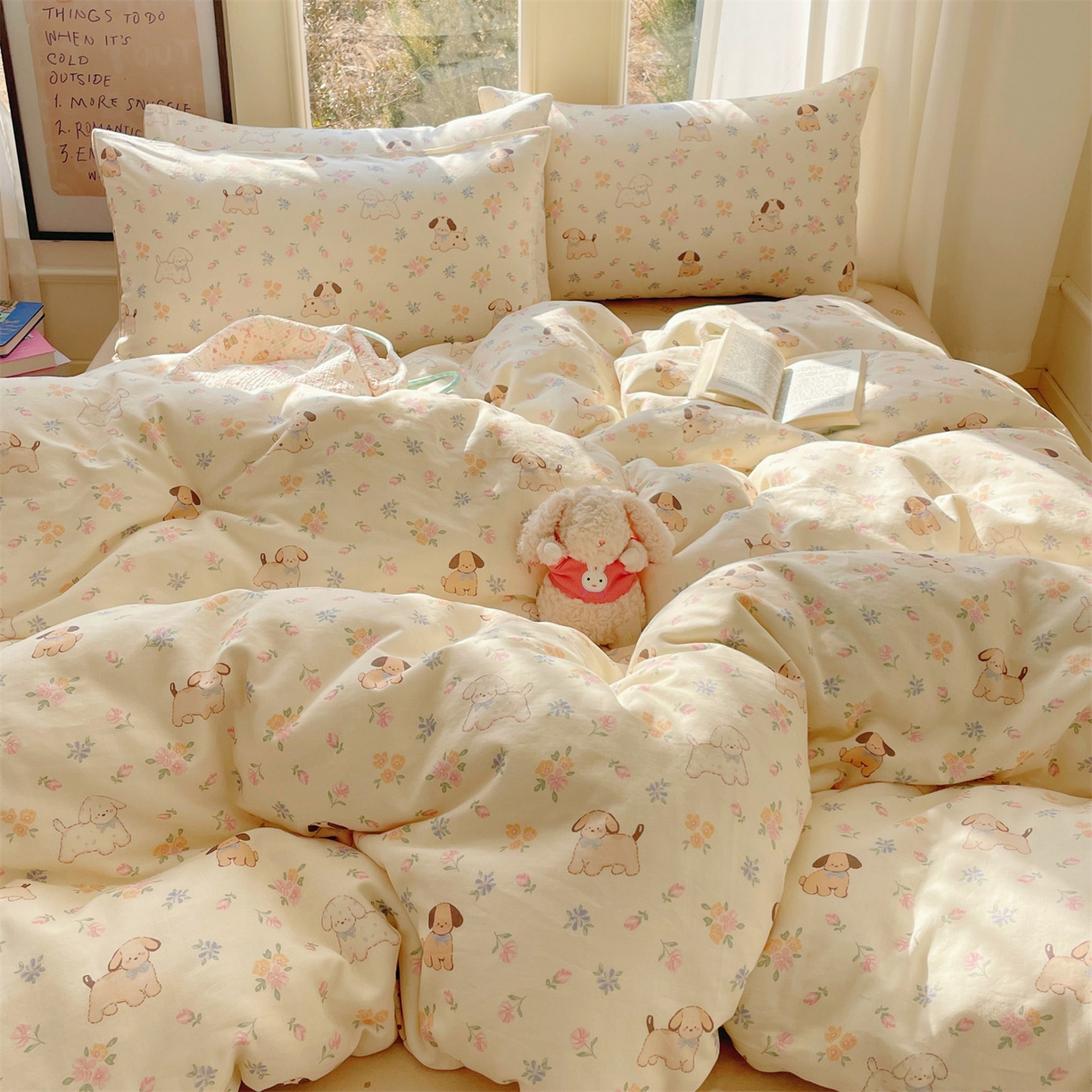 （总）盛秋家纺 2026新款水洗棉印花四件套-卡通系列二