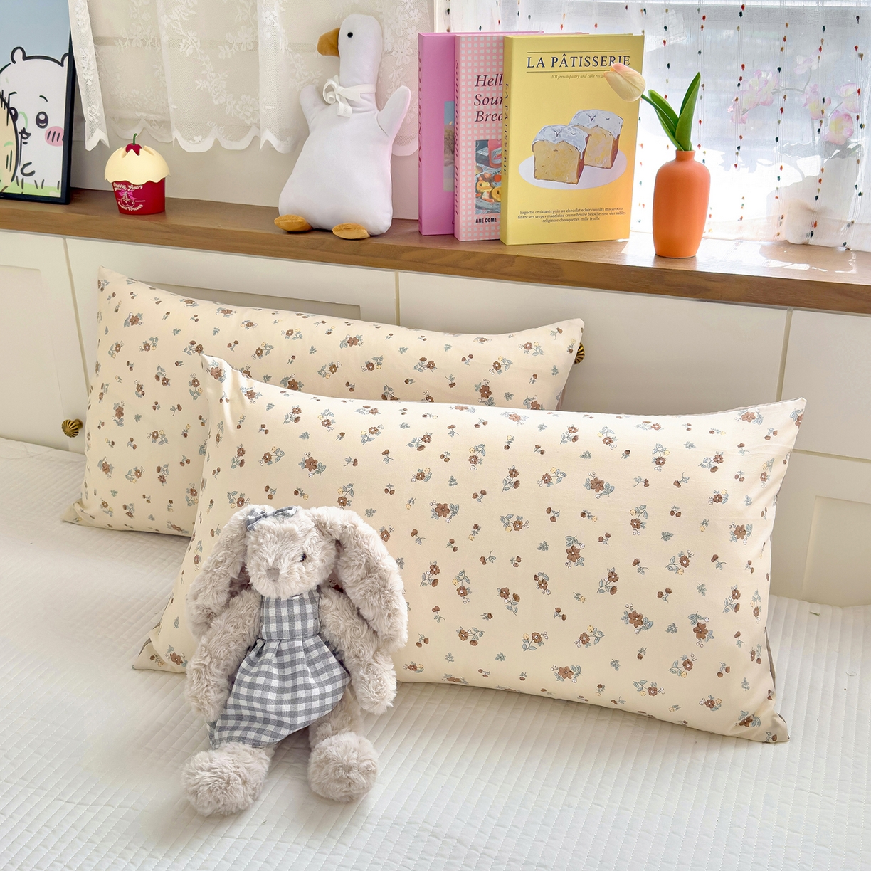 91家纺网 家纺一手货源 找家纺 铺尚美家纺 2026新款A类水洗双层纱大豆夏被子被芯 花落雨