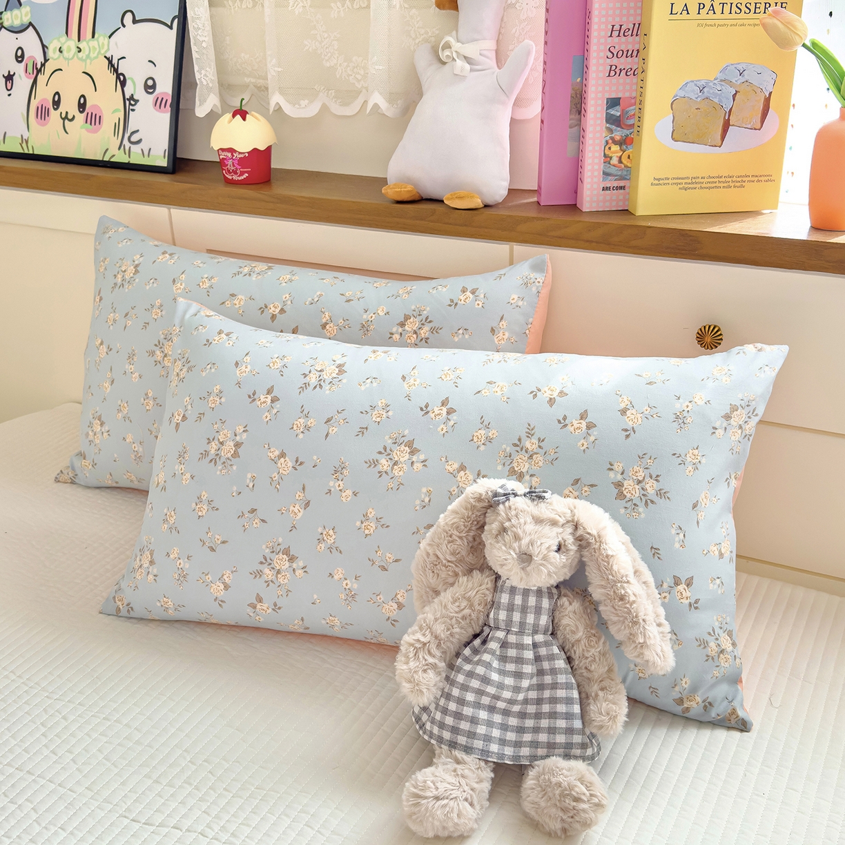 91家纺网 家纺一手货源 找家纺 铺尚美家纺 2026新款A类水洗双层纱大豆夏被子被芯 花漾鲸落