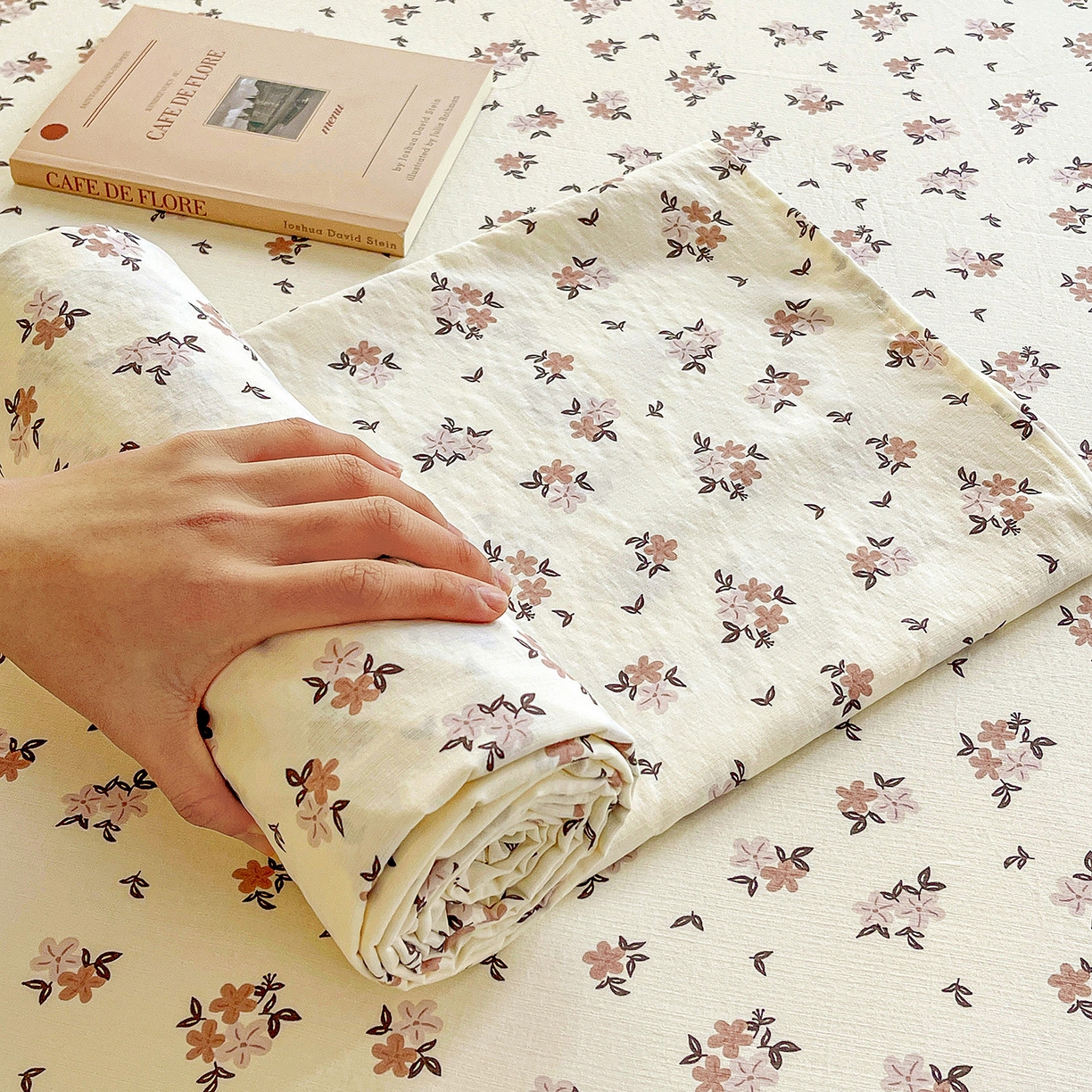 纽缦家纺 2026春夏新款云感提花双层纱单床单 床单单件 苏瑾