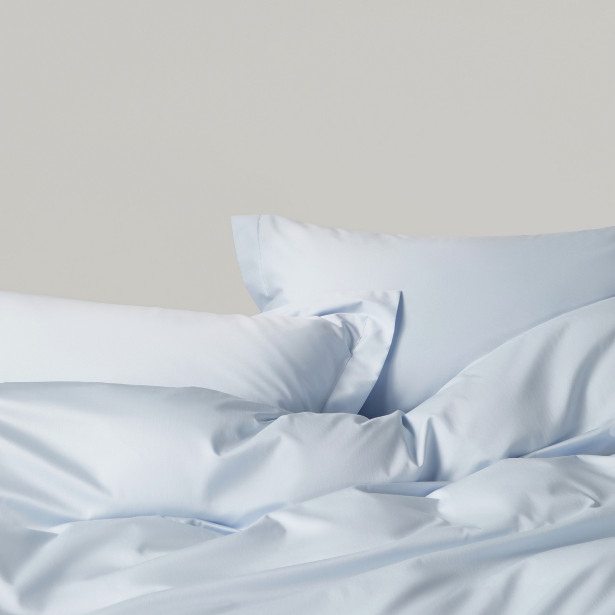 91家纺网 家纺一手货源 找家纺 赫帛 2026新款60支pro加密新疆长绒棉全棉纯棉四件套-棚拍 婴儿蓝