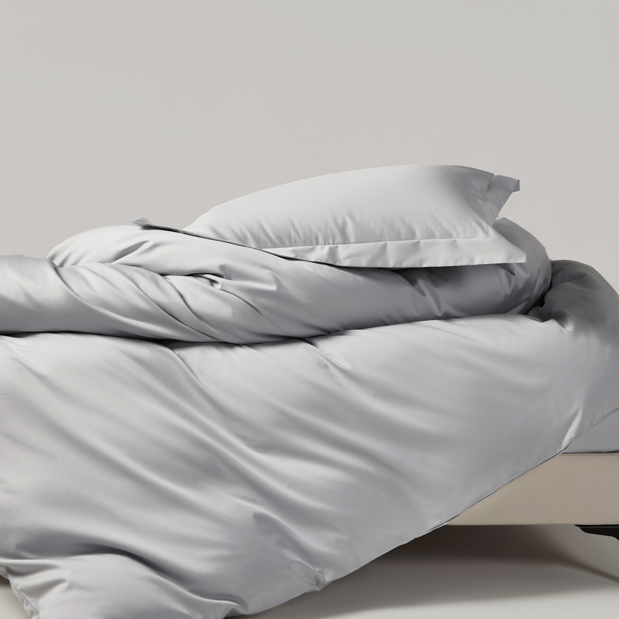 91家纺网 家纺一手货源 找家纺 赫帛 2026新款60支pro加密新疆长绒棉全棉纯棉四件套-棚拍 藕灰色