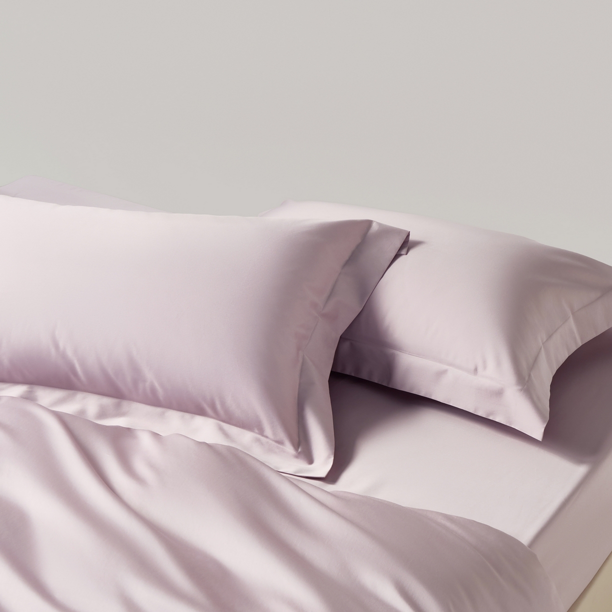 91家纺网 家纺一手货源 找家纺 赫帛 2026新款60支pro加密新疆长绒棉全棉纯棉单被套被套单件单品被套-棚拍 淡雅紫