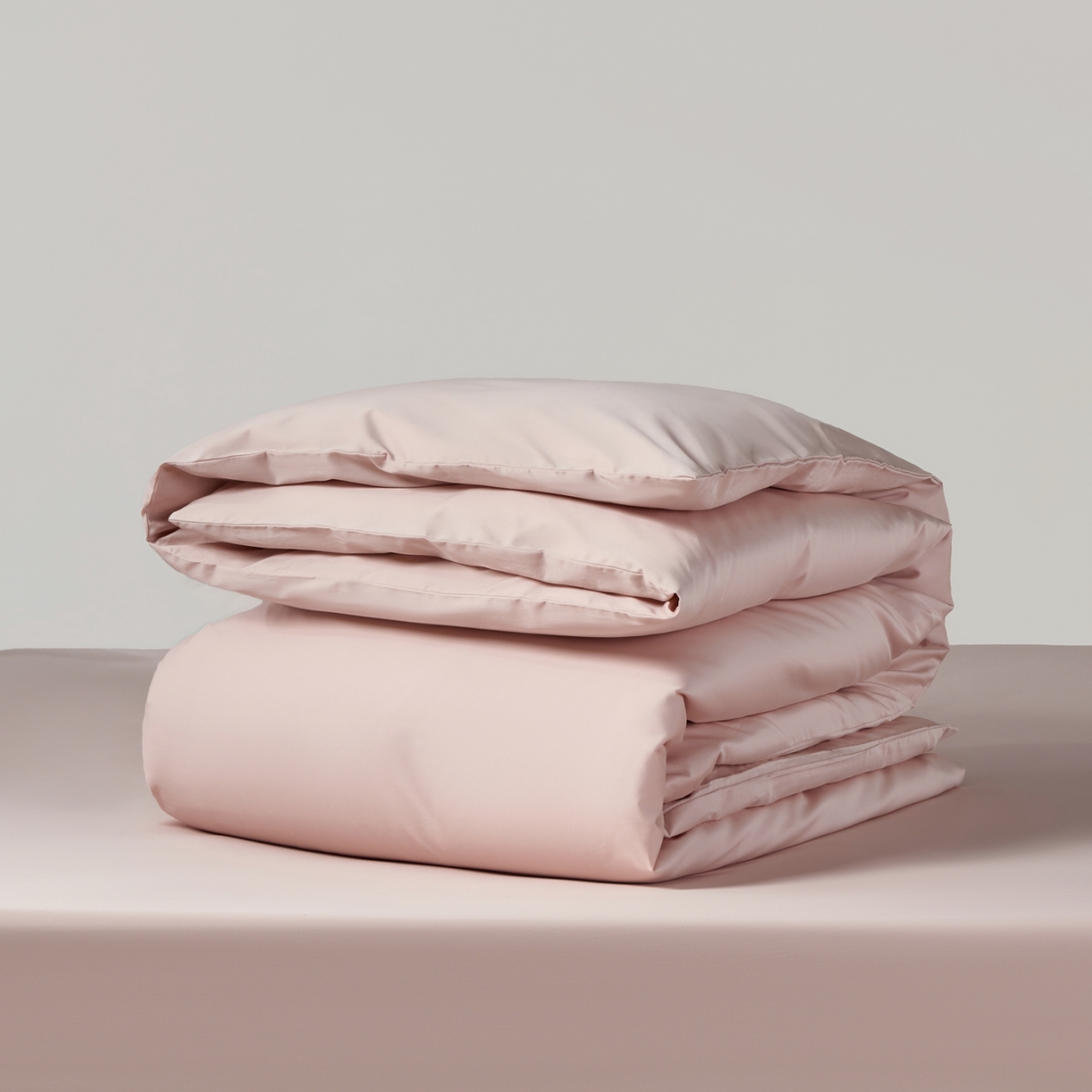 91家纺网 家纺一手货源 找家纺 赫帛 2026新款60支pro加密新疆长绒棉全棉纯棉单被套被套单件单品被套-棚拍 蜜桃粉