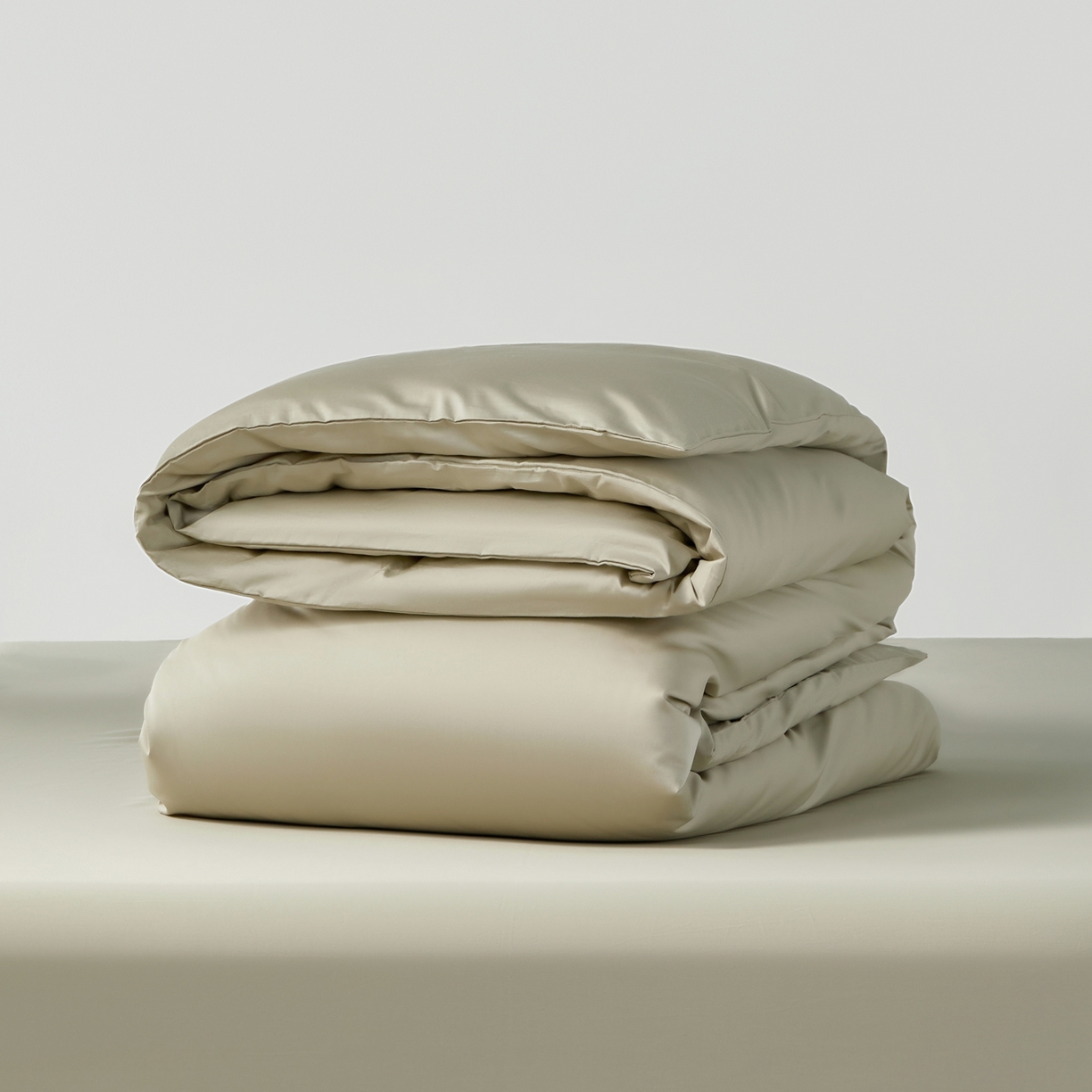 91家纺网 家纺一手货源 找家纺 赫帛 2026新款60支pro加密新疆长绒棉全棉纯棉单被套被套单件单品被套-棚拍 嫩芽绿