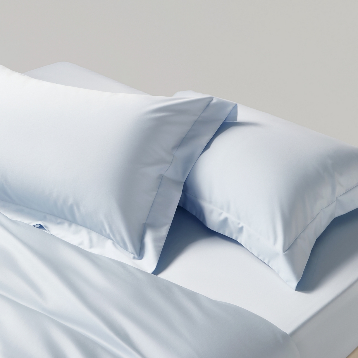 91家纺网 家纺一手货源 找家纺 赫帛 2026新款60支pro加密新疆长绒棉全棉纯棉单被套被套单件单品被套-棚拍 婴儿蓝