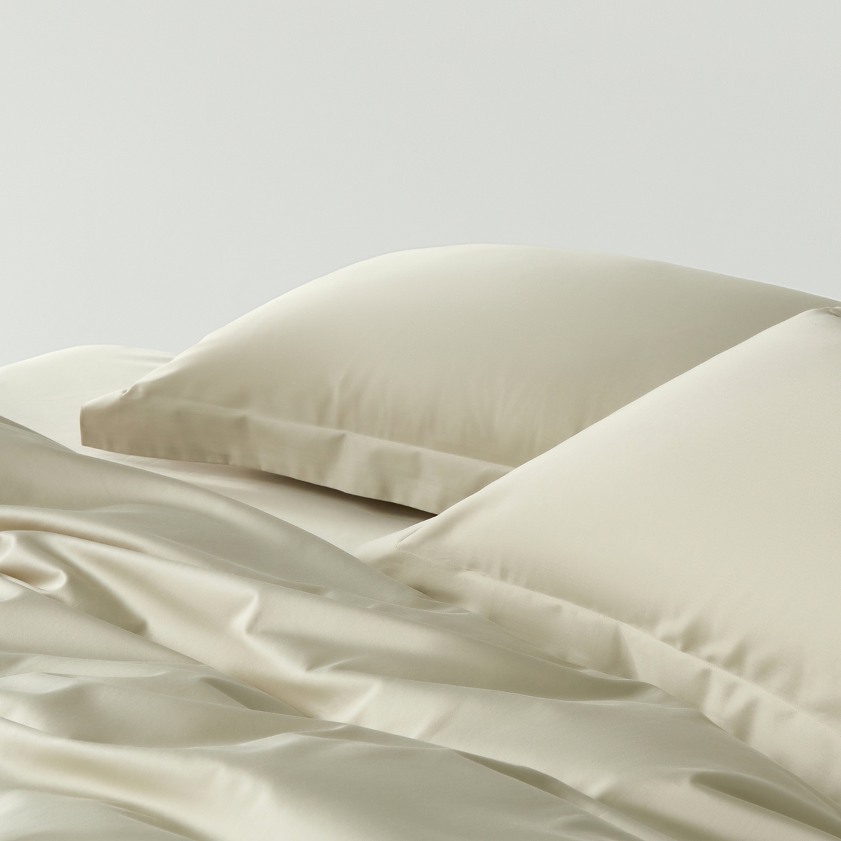 91家纺网 家纺一手货源 找家纺 赫帛 2026新款60支pro加密新疆长绒棉全棉纯棉单被套被套单件单品被套-棚拍 嫩芽绿