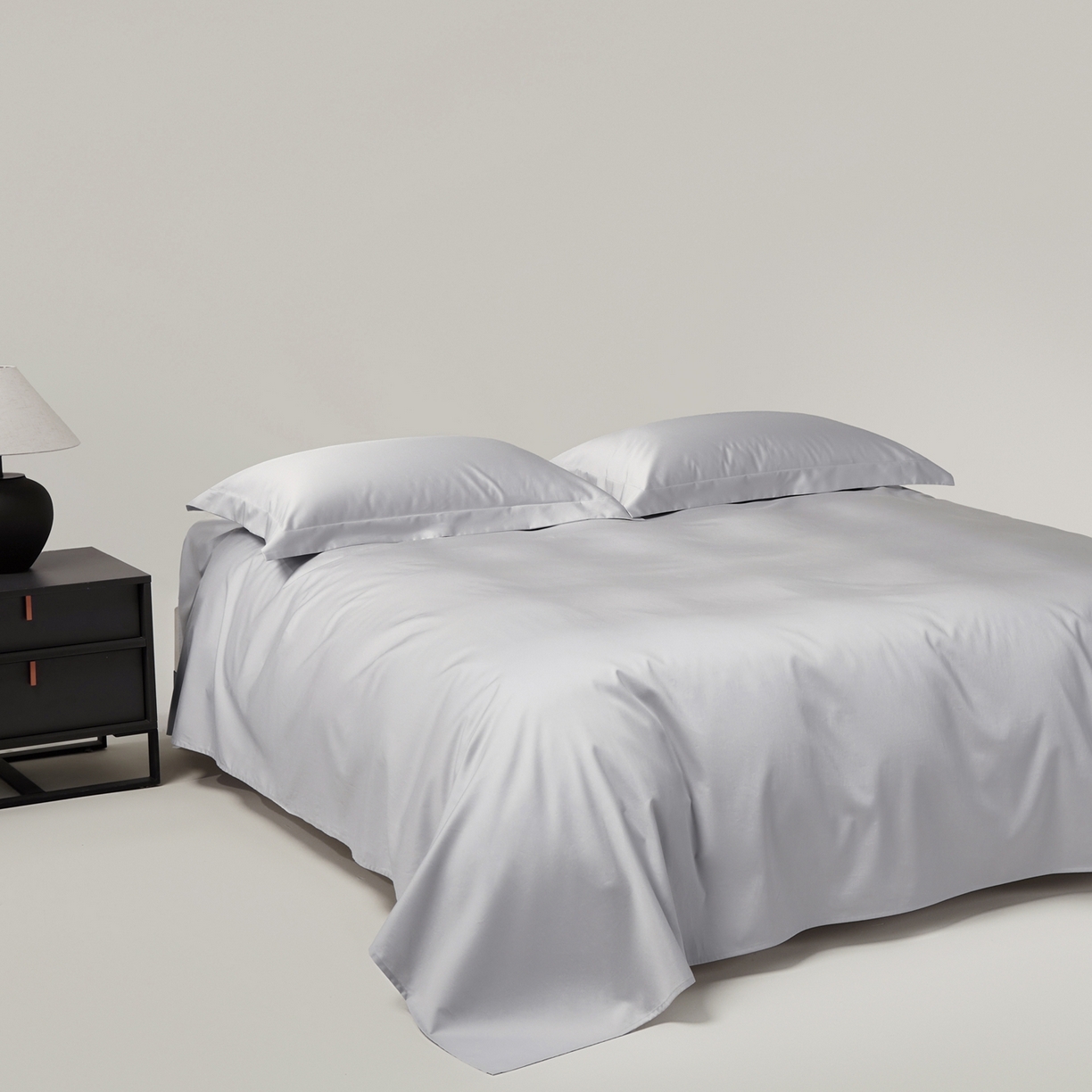 91家纺网 家纺一手货源 找家纺 赫帛 2026新款60支pro加密新疆长绒棉全棉纯棉单床单床单单件单品床单-棚拍 藕灰色