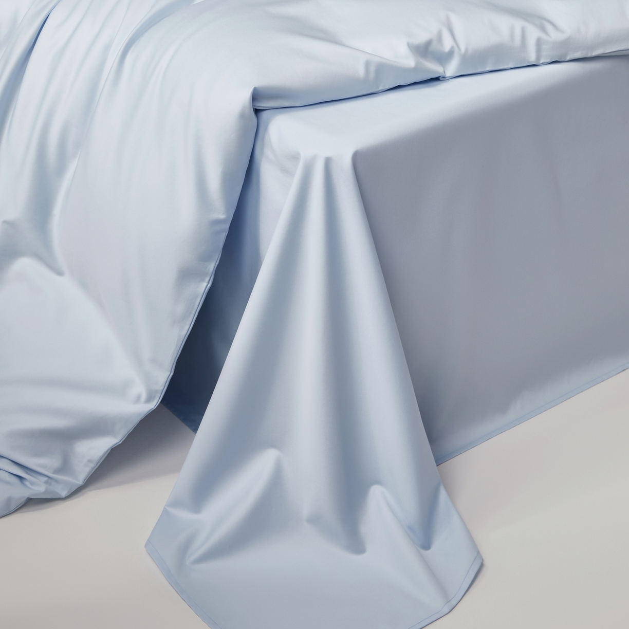 91家纺网 家纺一手货源 找家纺 赫帛 2026新款60支pro加密新疆长绒棉全棉纯棉单床单床单单件单品床单-棚拍 婴儿蓝