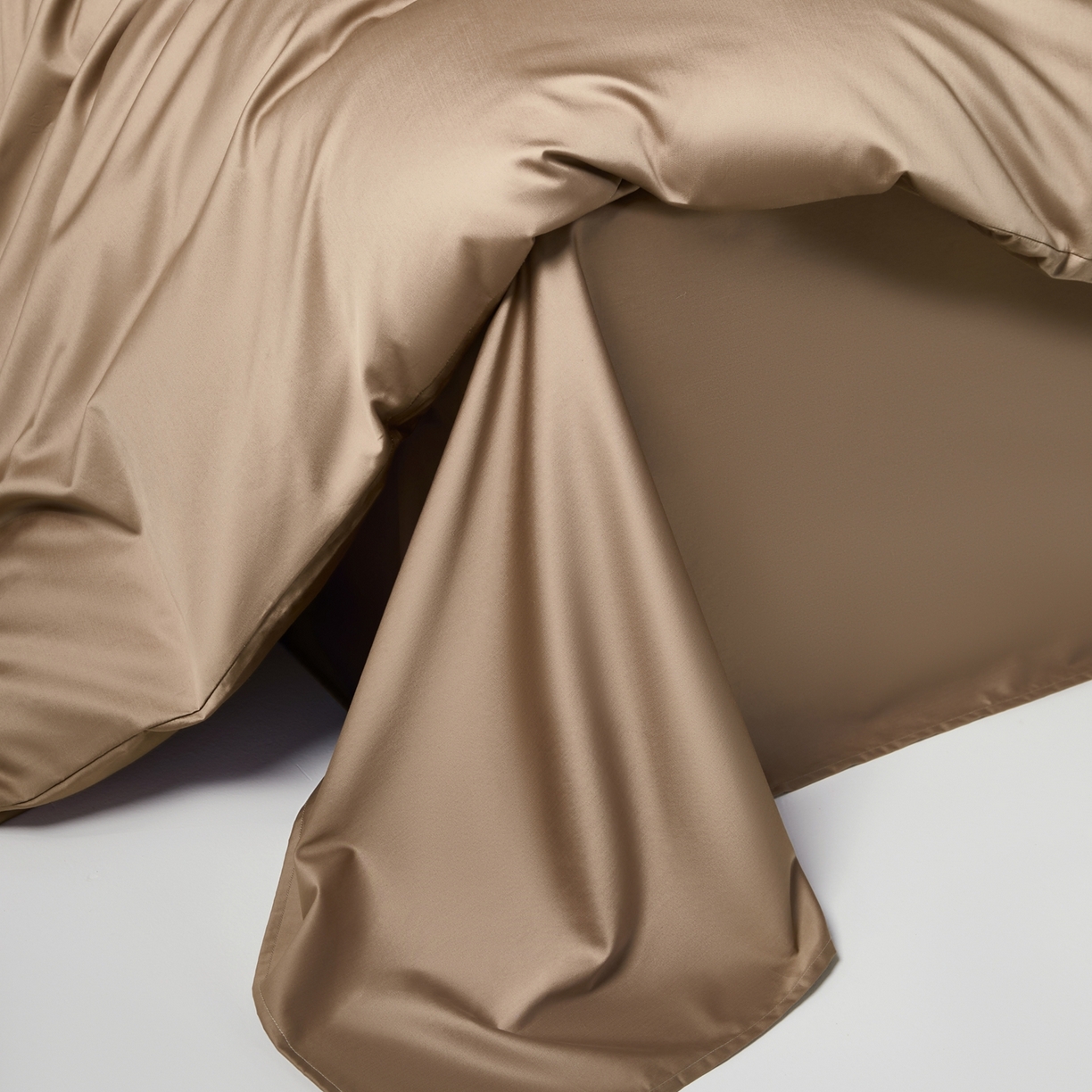 91家纺网 家纺一手货源 找家纺 赫帛 2026新款60支pro加密新疆长绒棉全棉纯棉单床单床单单件单品床单-棚拍 沙土棕