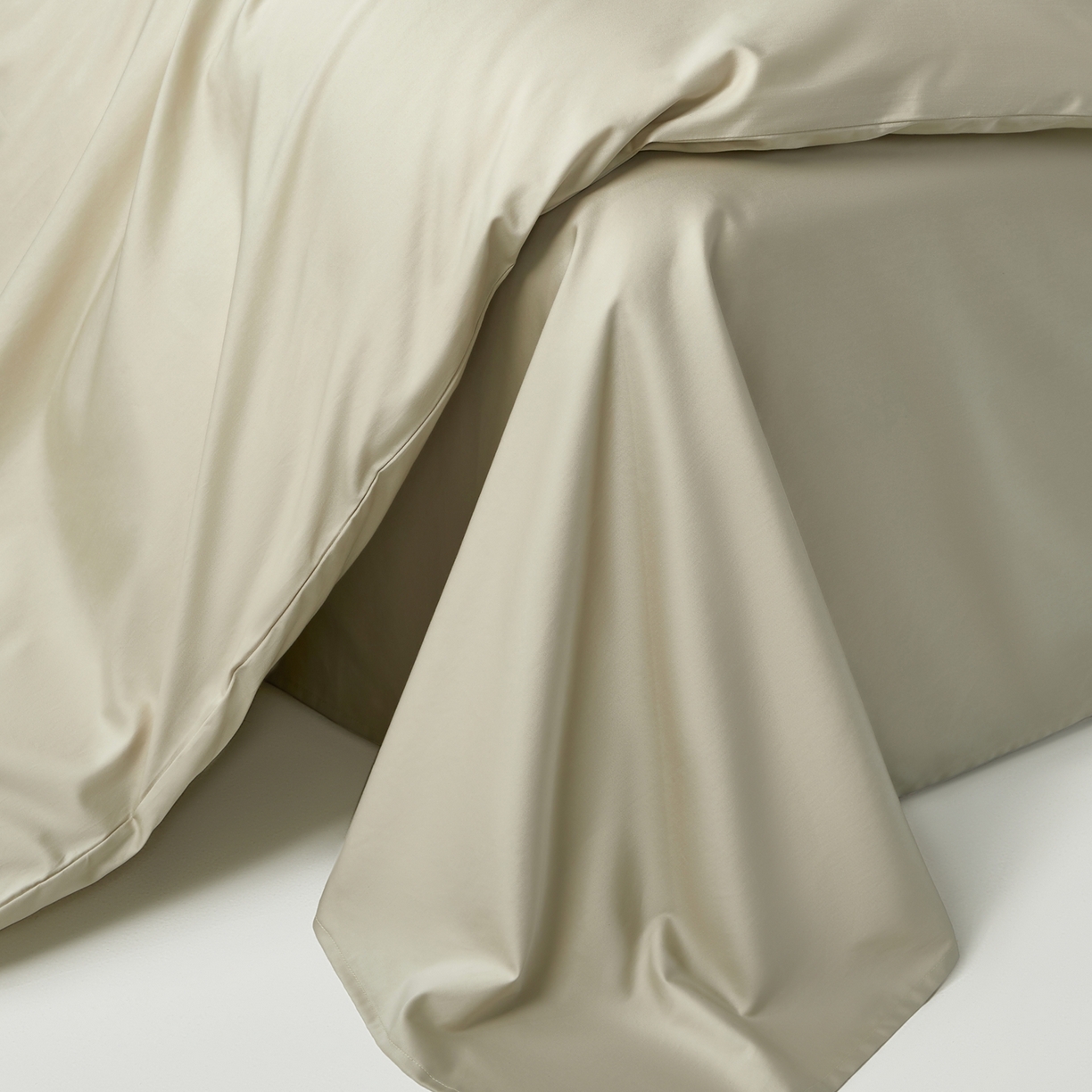 91家纺网 家纺一手货源 找家纺 赫帛 2026新款60支pro加密新疆长绒棉全棉纯棉单床单床单单件单品床单-棚拍 嫩芽绿