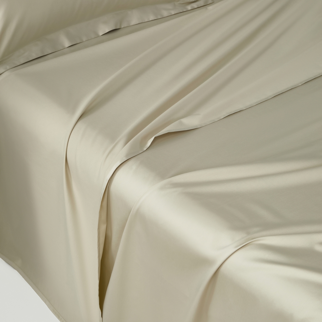 91家纺网 家纺一手货源 找家纺 赫帛 2026新款60支pro加密新疆长绒棉全棉纯棉单床单床单单件单品床单-棚拍 嫩芽绿