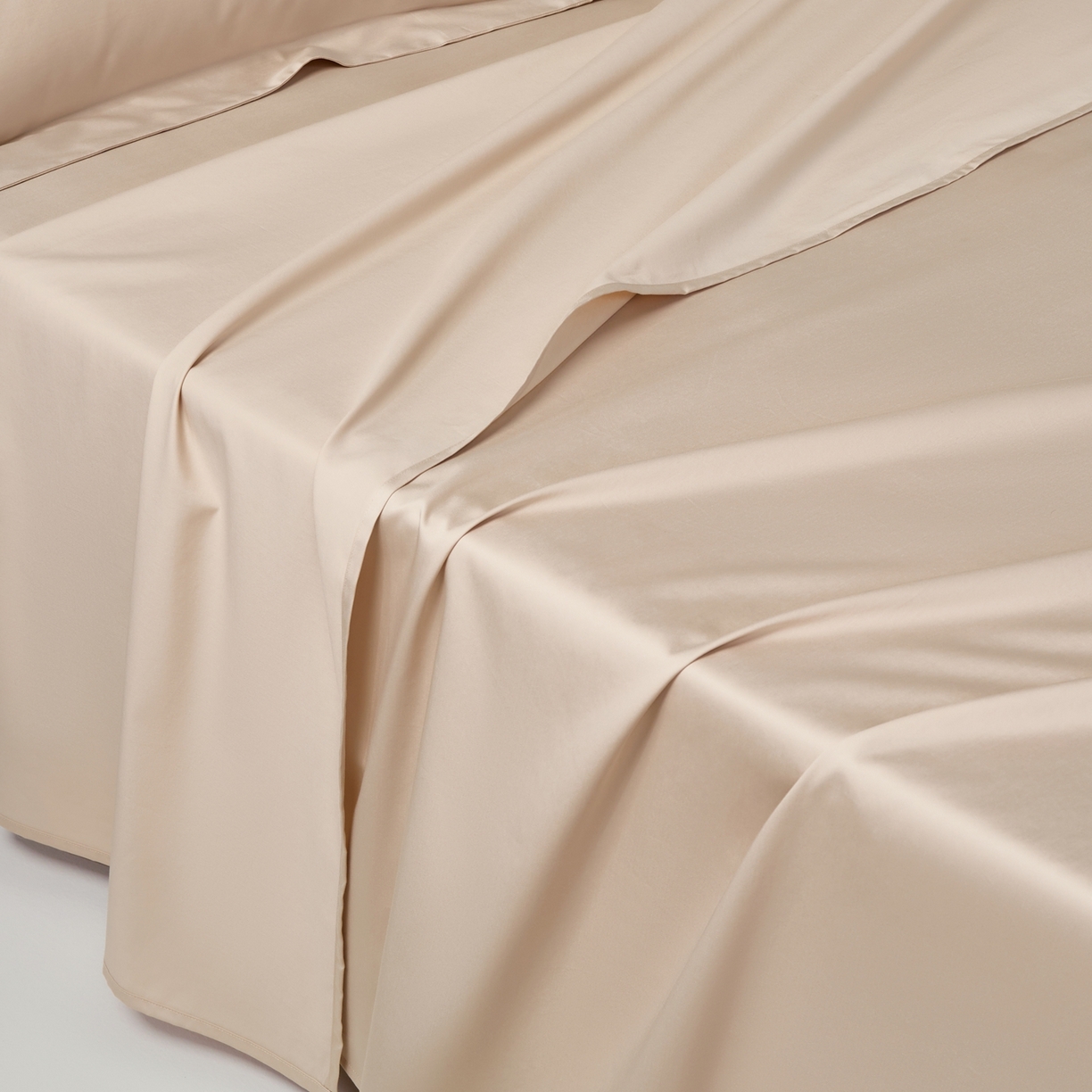 91家纺网 家纺一手货源 找家纺 赫帛 2026新款60支pro加密新疆长绒棉全棉纯棉单床单床单单件单品床单-棚拍 浅玉色