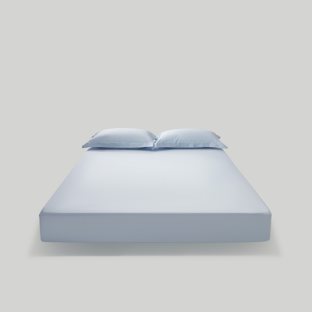 91家纺网 家纺一手货源 找家纺 赫帛 2026新款60支pro加密新疆长绒棉全棉纯棉单床笠床笠单件单品床笠-棚拍 婴儿蓝