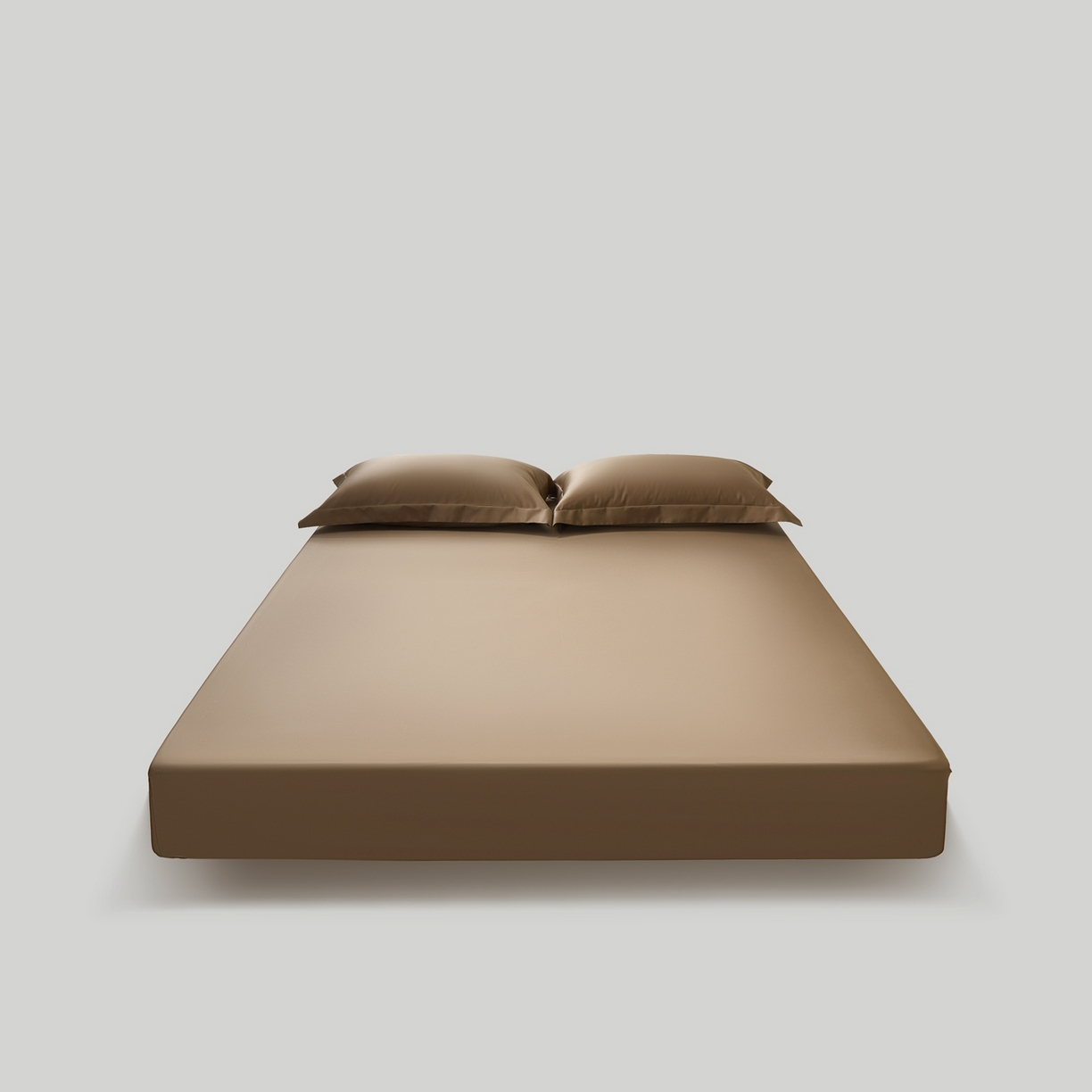 赫帛 2026新款60支pro加密新疆长绒棉全棉纯棉单床笠床笠单件单品床笠-棚拍 沙土棕