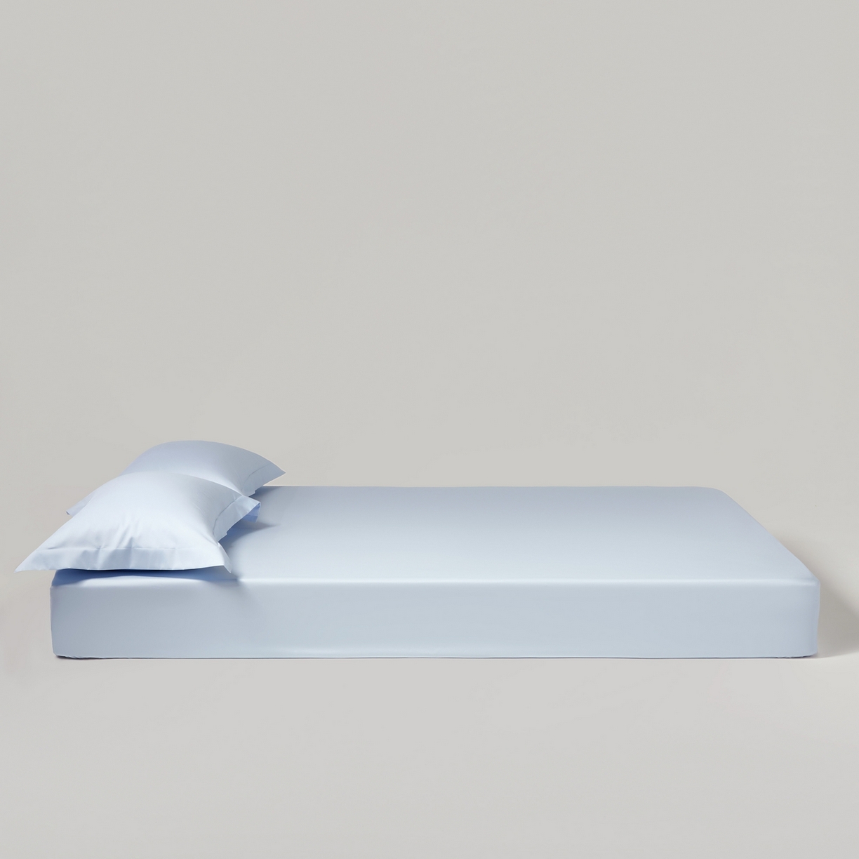 91家纺网 家纺一手货源 找家纺 赫帛 2026新款60支pro加密新疆长绒棉全棉纯棉单床笠床笠单件单品床笠-棚拍 婴儿蓝