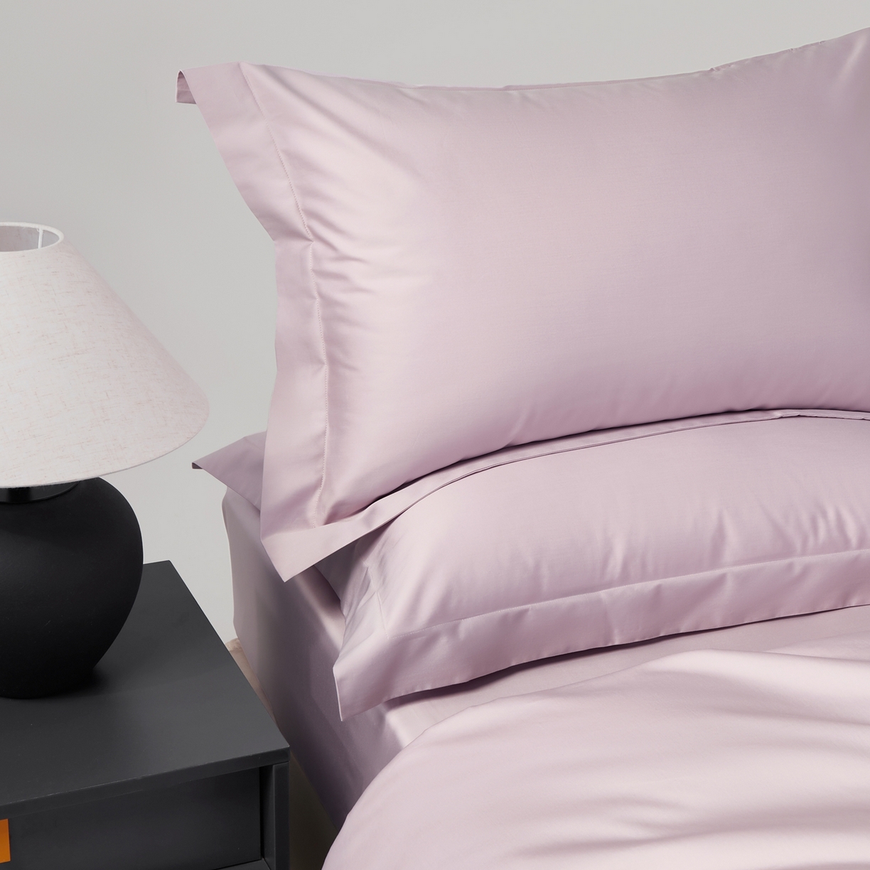 91家纺网 家纺一手货源 找家纺 （总）赫帛 2026新款60支pro加密新疆长绒棉全棉纯棉单枕套枕套单件单品枕套-棚拍