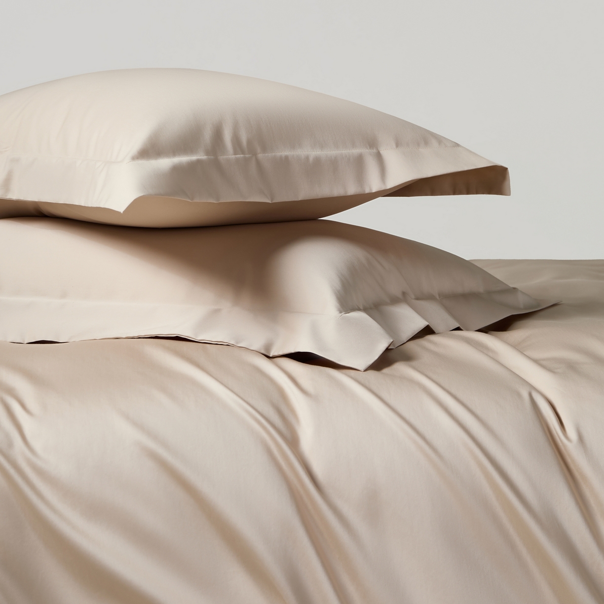 91家纺网 家纺一手货源 找家纺 赫帛 2026新款60支pro加密新疆长绒棉全棉纯棉单枕套枕套单件单品枕套-棚拍 浅玉色