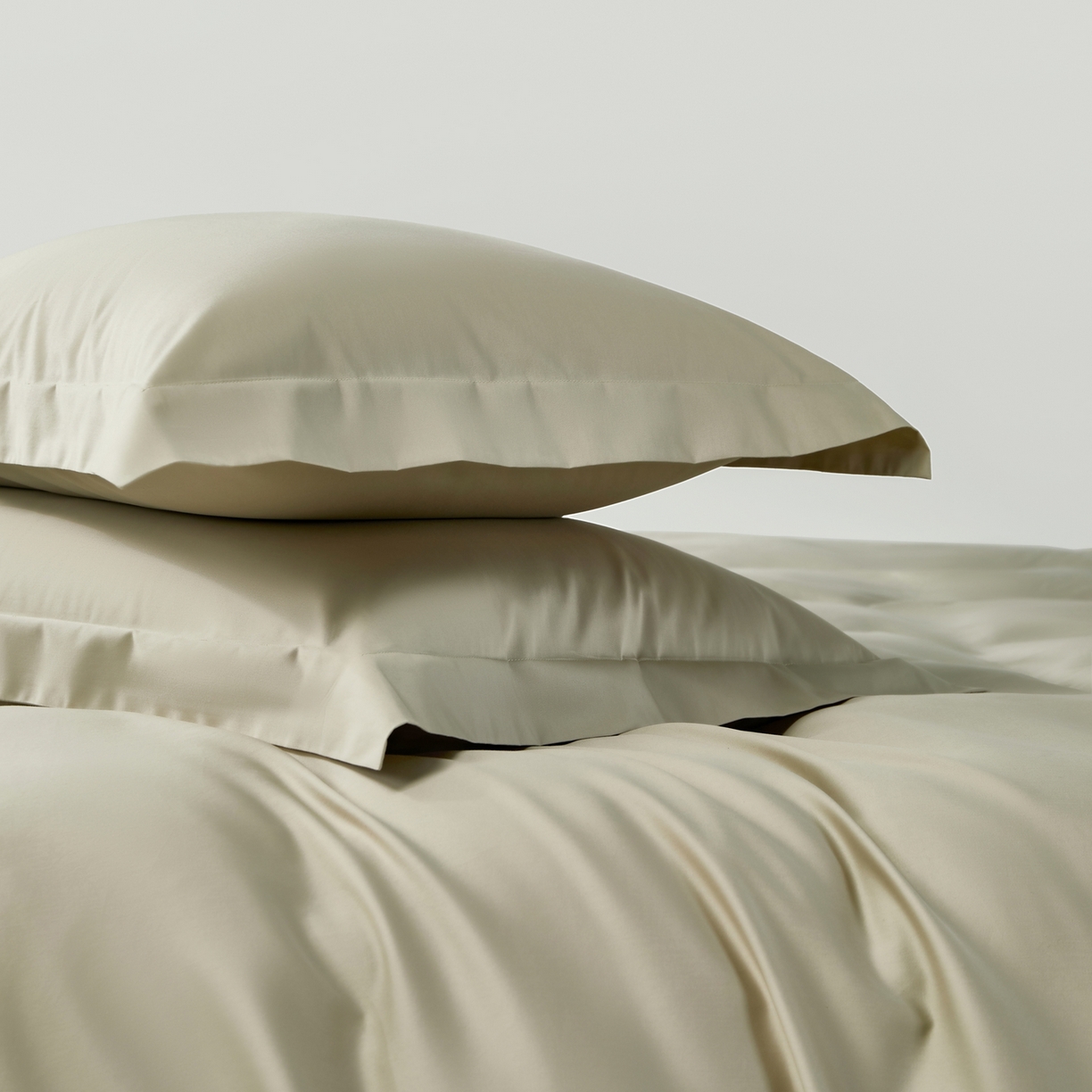 91家纺网 家纺一手货源 找家纺 赫帛 2026新款60支pro加密新疆长绒棉全棉纯棉单枕套枕套单件单品枕套-棚拍 嫩芽绿