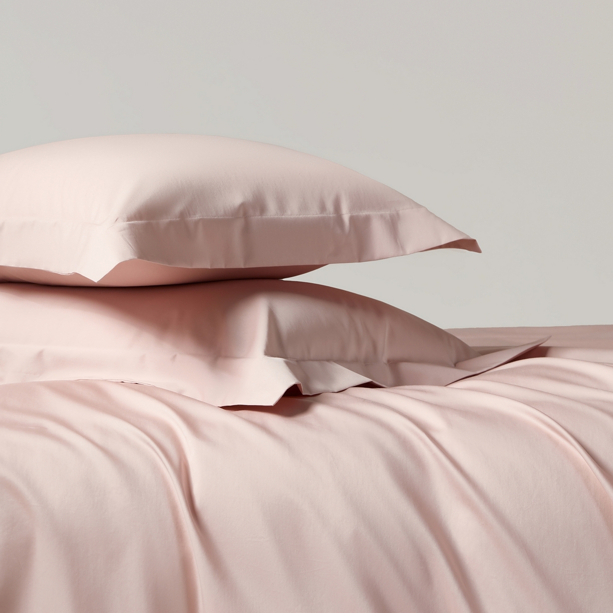 91家纺网 家纺一手货源 找家纺 赫帛 2026新款60支pro加密新疆长绒棉全棉纯棉单枕套枕套单件单品枕套-棚拍 蜜桃粉