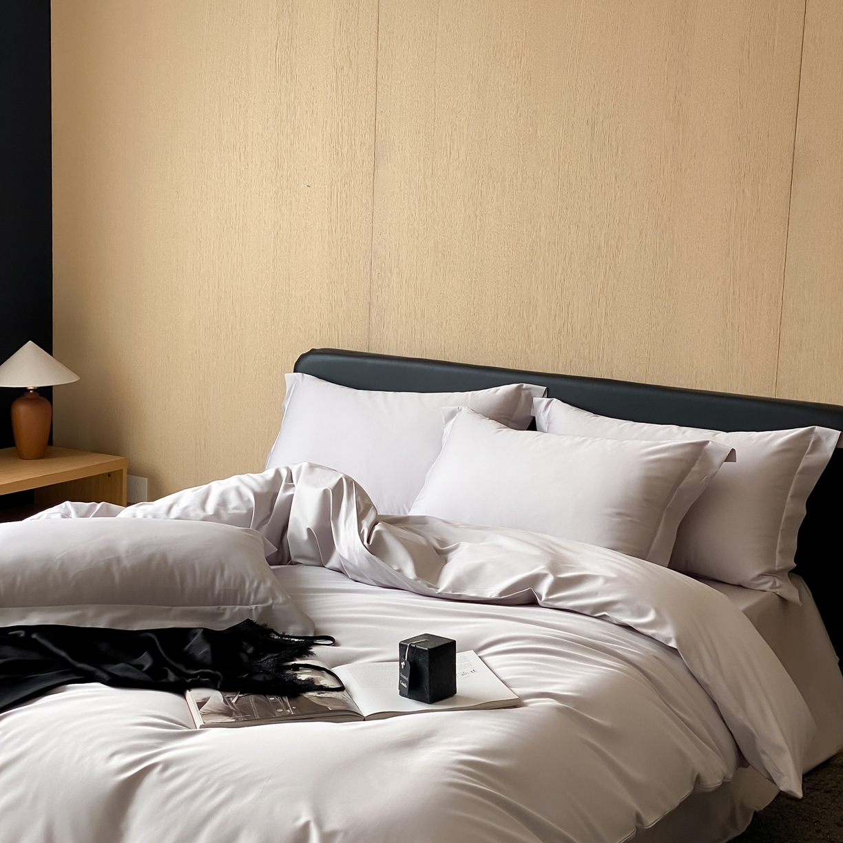 91家纺网 家纺一手货源 找家纺 （总）赫帛 2026新款60支pro加密新疆长绒棉全棉纯棉四件套-实拍