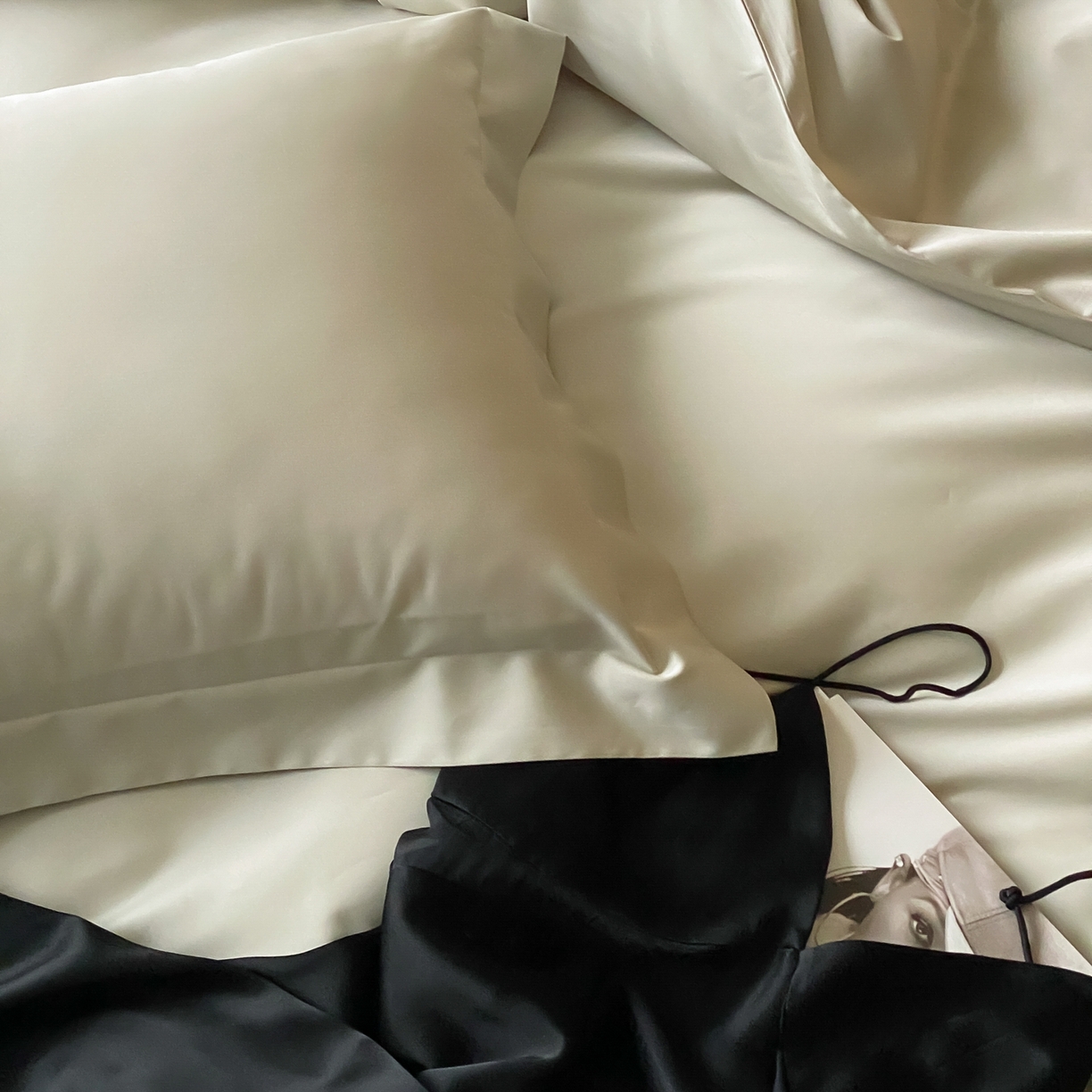 91家纺网 家纺一手货源 找家纺 赫帛 2026新款60支pro加密新疆长绒棉全棉纯棉四件套-实拍 嫩芽绿