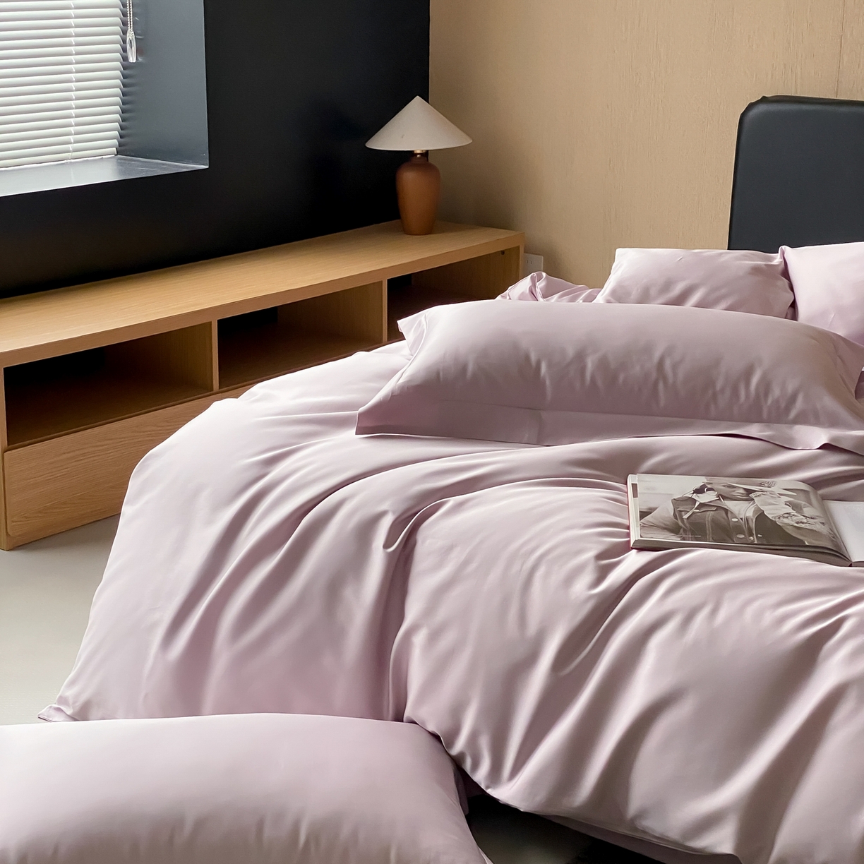 91家纺网 家纺一手货源 找家纺 （总）赫帛 2026新款60支pro加密新疆长绒棉全棉纯棉四件套-实拍