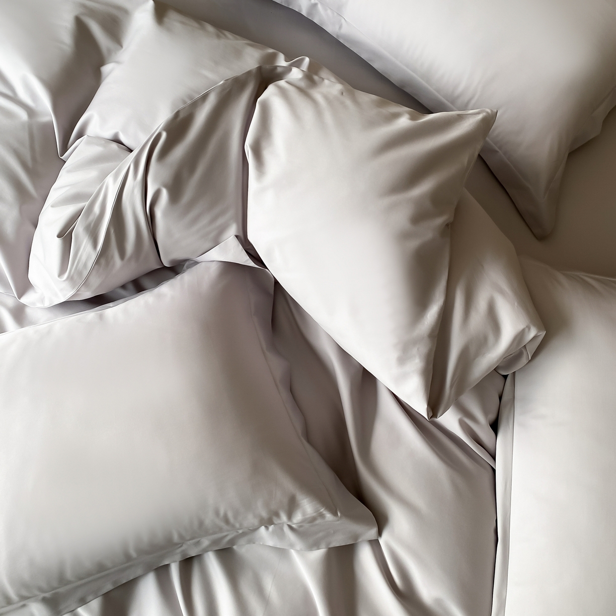 91家纺网 家纺一手货源 找家纺 赫帛 2026新款60支pro加密新疆长绒棉全棉纯棉四件套-实拍 藕灰色