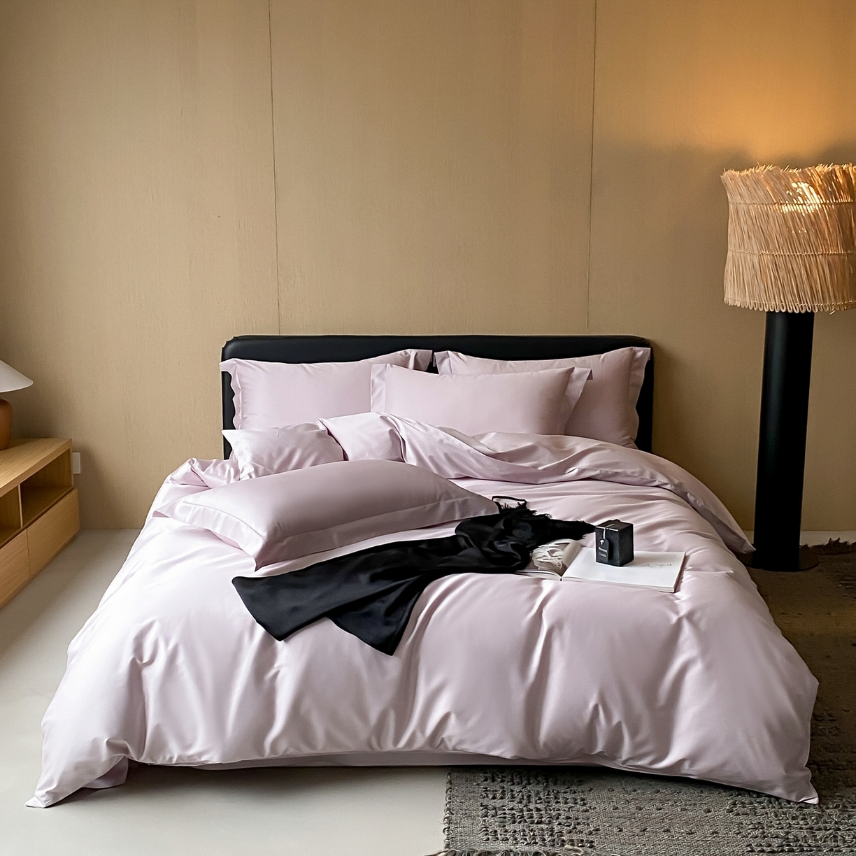 91家纺网 家纺一手货源 找家纺 （总）赫帛 2026新款60支pro加密新疆长绒棉全棉纯棉单被套被套单件单品被套-实拍