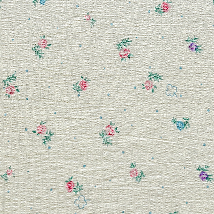 91家纺网 家纺一手货源 找家纺 优选良品 2025新款ins小清新木棉双层纱印花床笠床垫保护罩枕套三件套 春日繁花