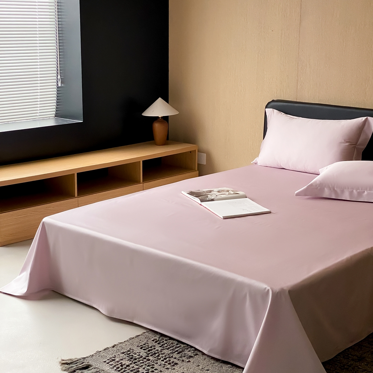 91家纺网 家纺一手货源 找家纺 （总）赫帛 2026新款60支pro加密新疆长绒棉全棉纯棉单床单床单单件单品床单-实拍