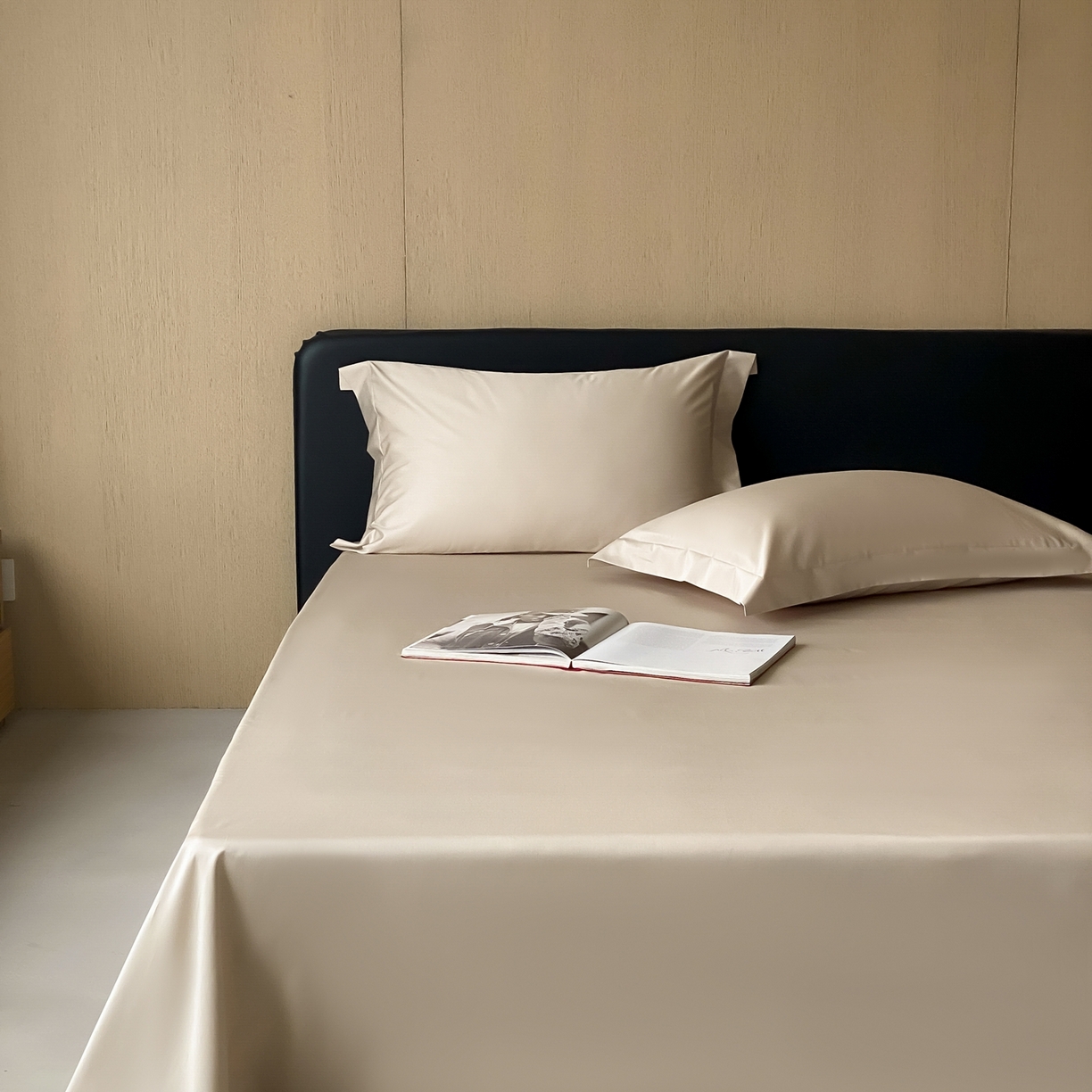 91家纺网 家纺一手货源 找家纺 赫帛 2026新款60支pro加密新疆长绒棉全棉纯棉单床单床单单件单品床单-实拍 浅玉色