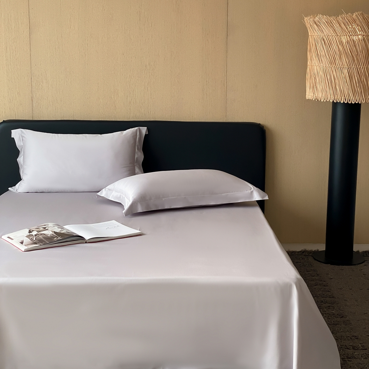 91家纺网 家纺一手货源 找家纺 （总）赫帛 2026新款60支pro加密新疆长绒棉全棉纯棉单床单床单单件单品床单-实拍